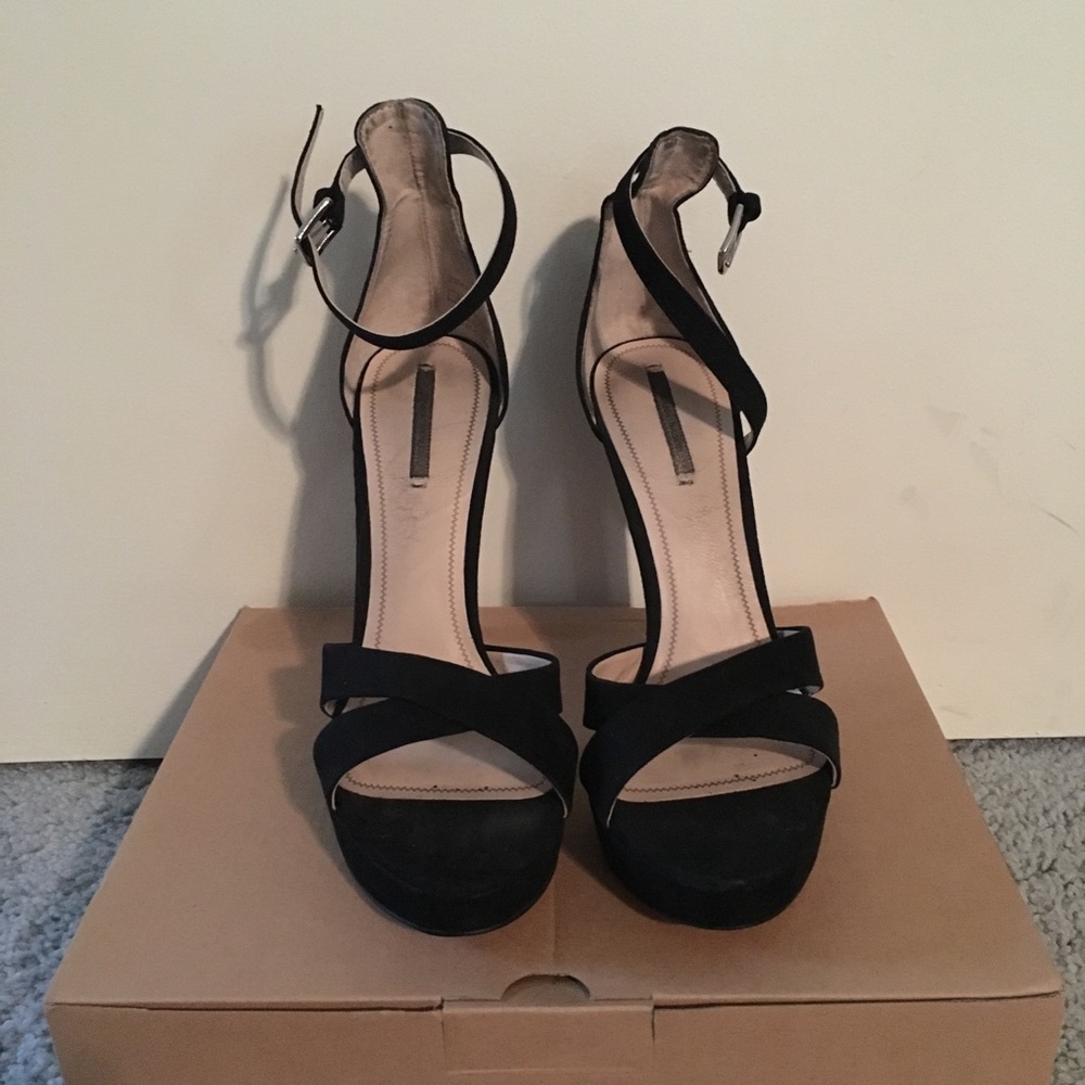 Zara Platform Strappy Heels